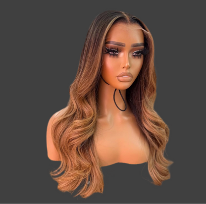 “16inch Blonde 5x5 Wig