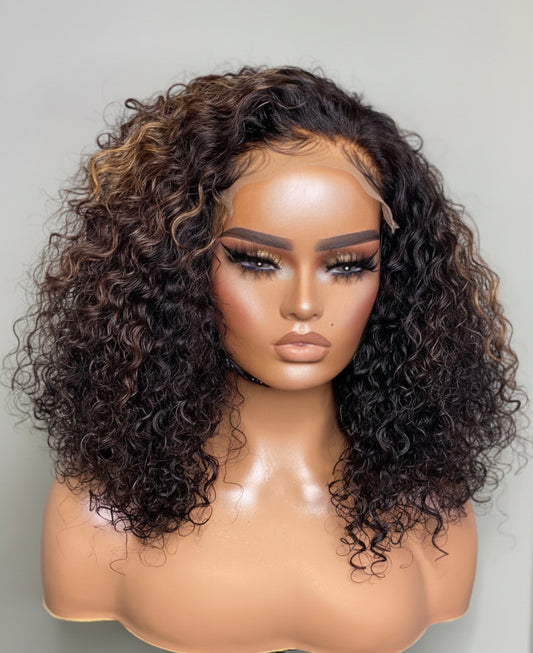 **5x5 HD Custom Curly Wigs