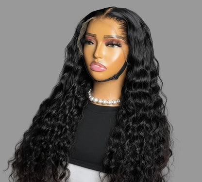 Curly Glueless Full Frontal Wigs