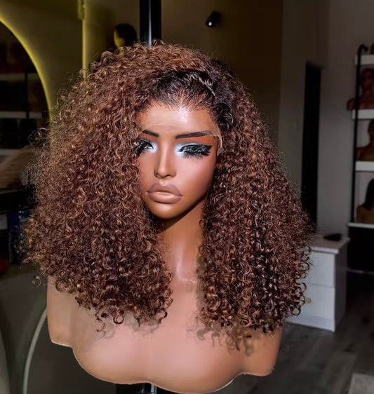 *5x5 Ombré Mongolian Curls 10” - 16”