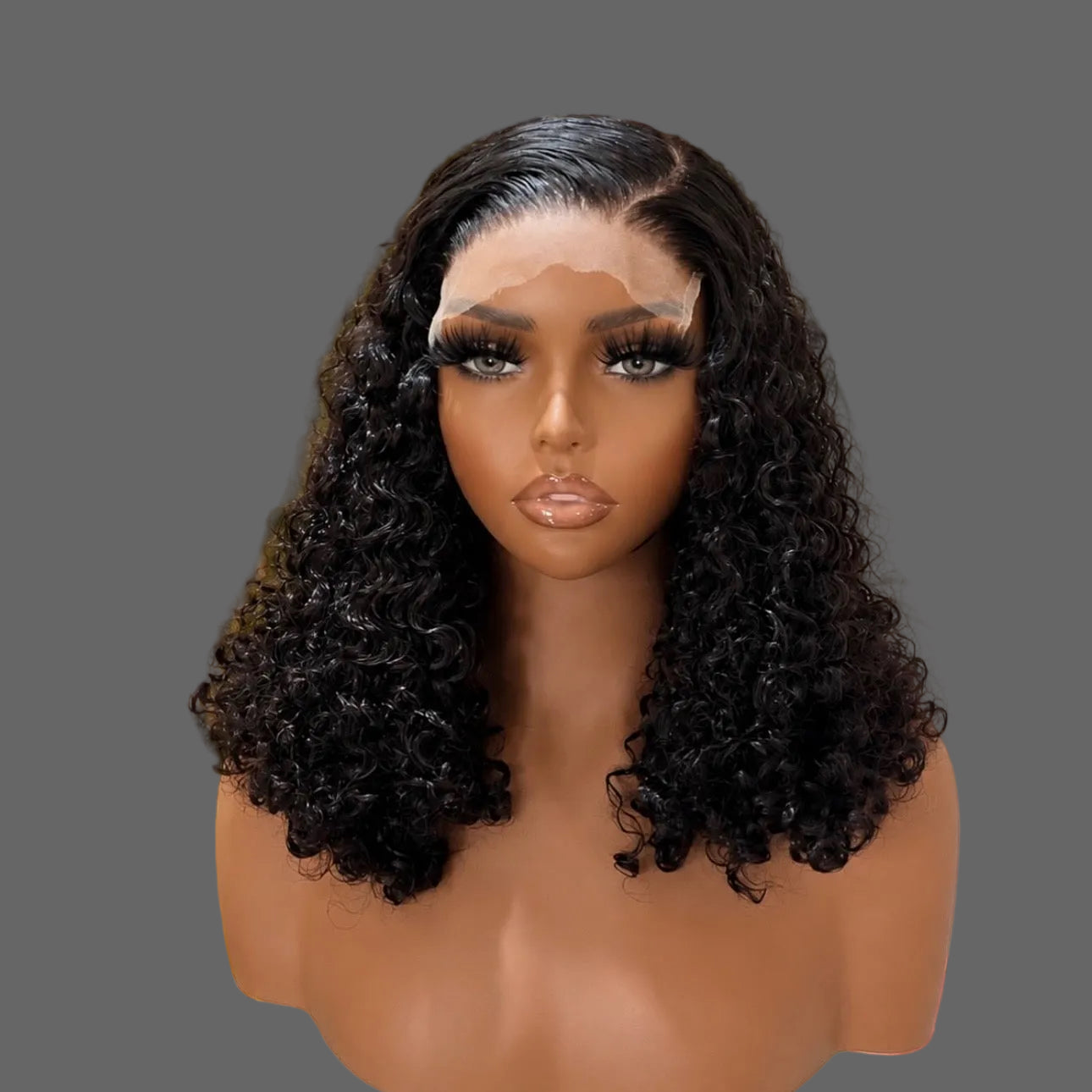 “14inch 5x5 Curly Wig