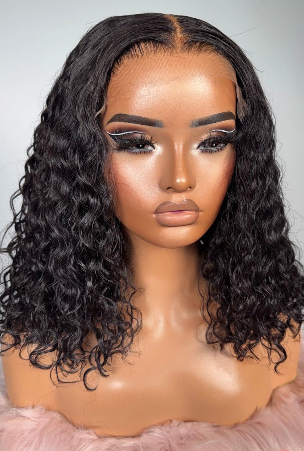 “12” 5x5 HD Malaysian Curl Wig
