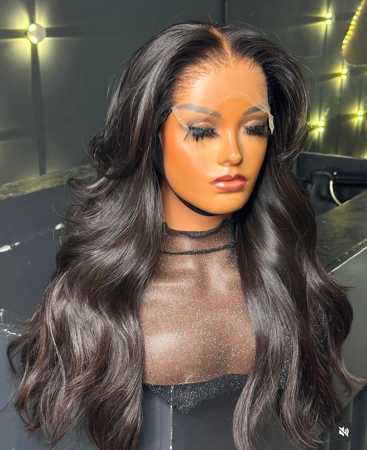“18” 5x5 HD Double Drawn Styled Wig