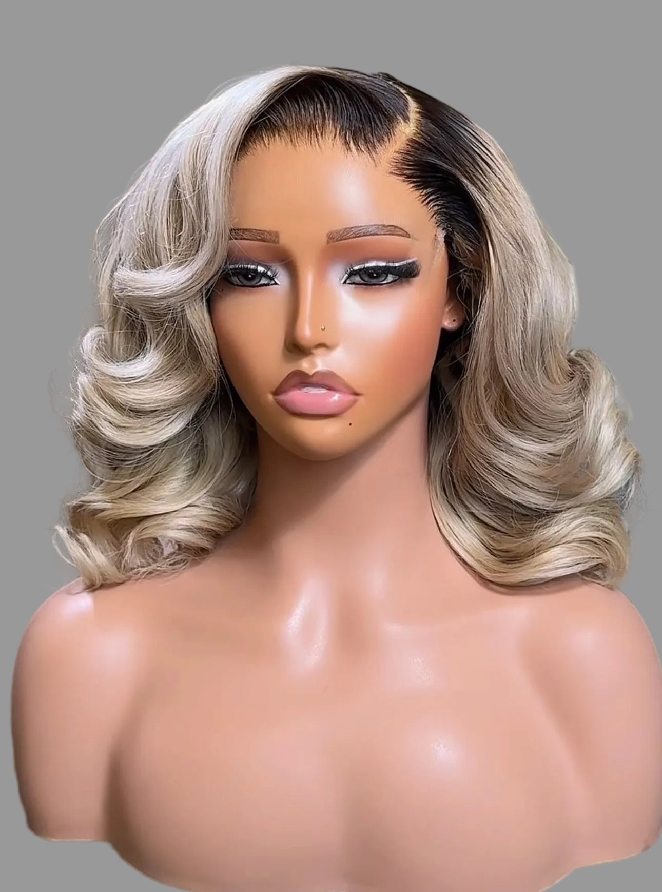 “12” 5x5 Custom Double Drawn Styled Wig