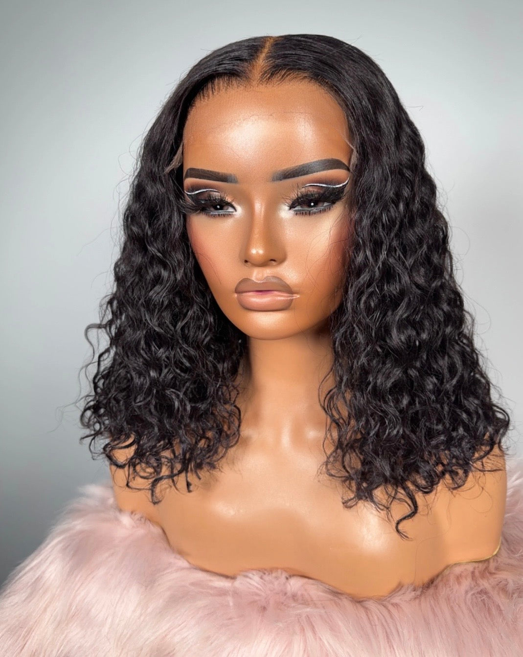 “12” 5x5 HD Malaysian Curl Wig