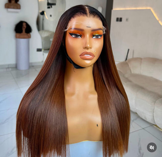 Ombré 5x5 Straight Wigs