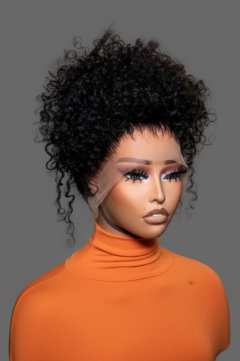 “24inch Curly 360 Closure Glueless Wig