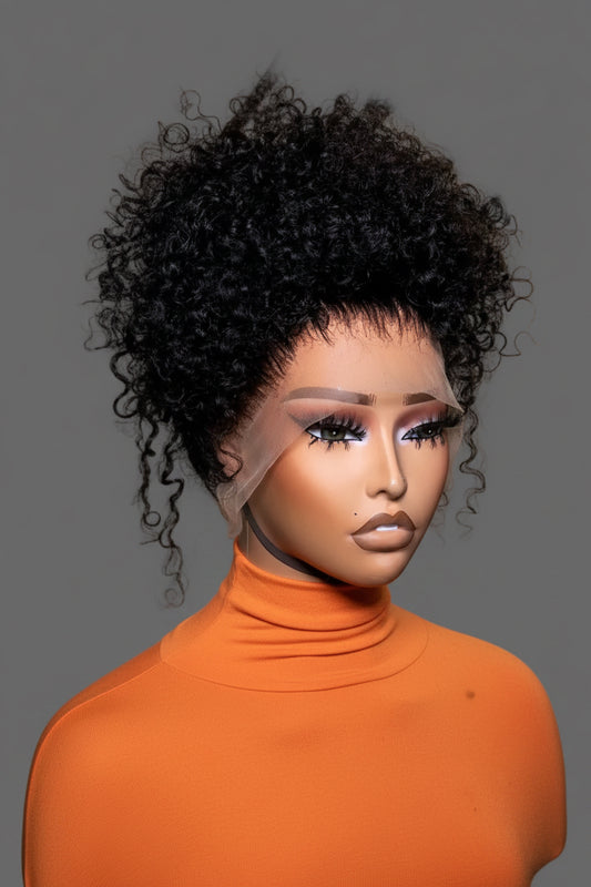 *24inch Curly 360 Closure Glueless Wig