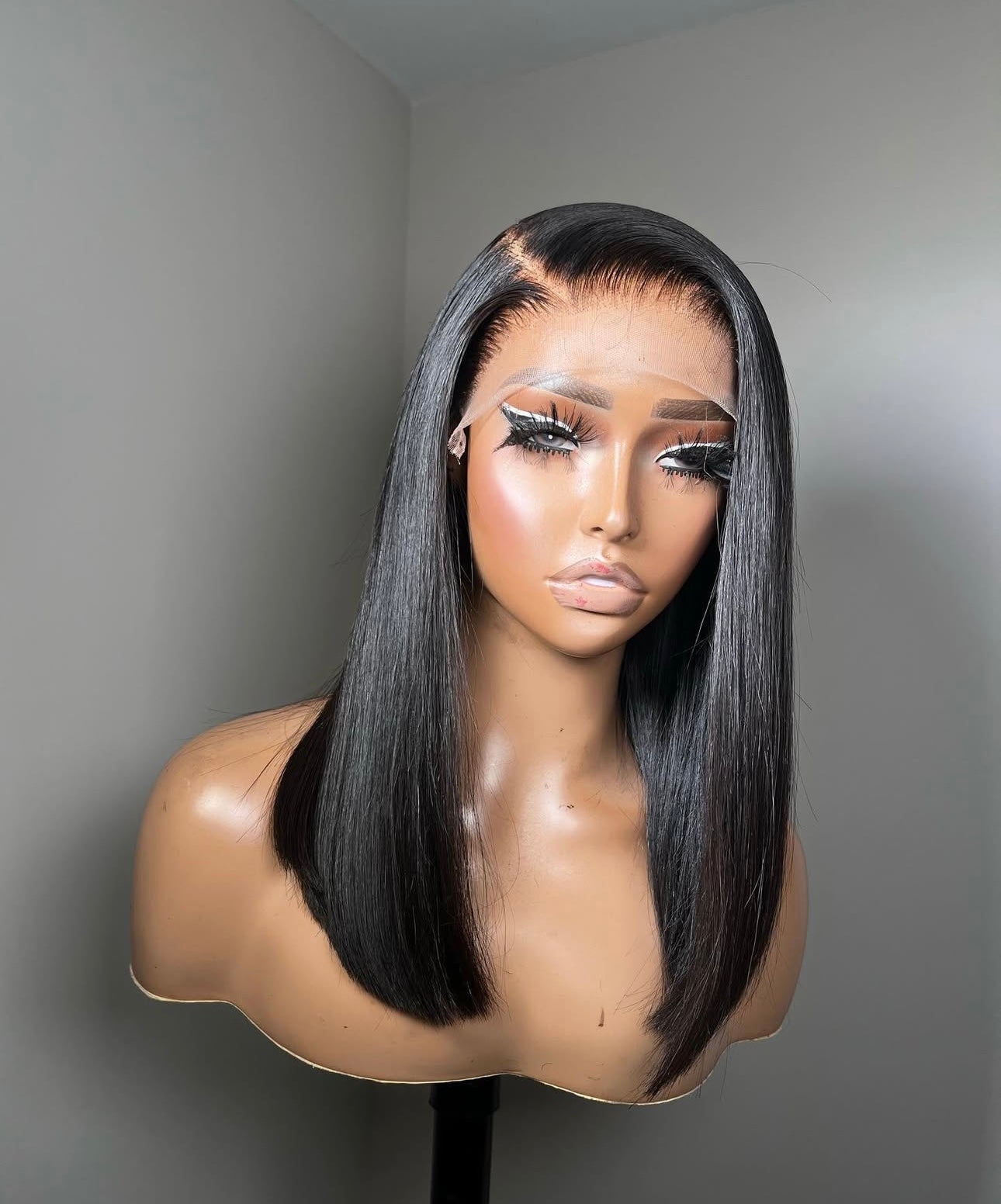 Double Drawn Glueless HD Full Frontal Wigs