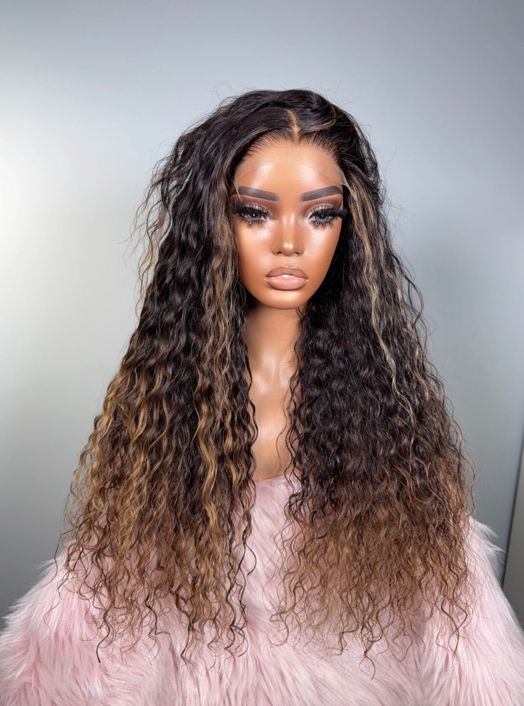 3Part Curly Custom Wigs (16inch -30inch)