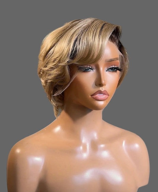 Blondy 13*4 Pixie Glueless Wig