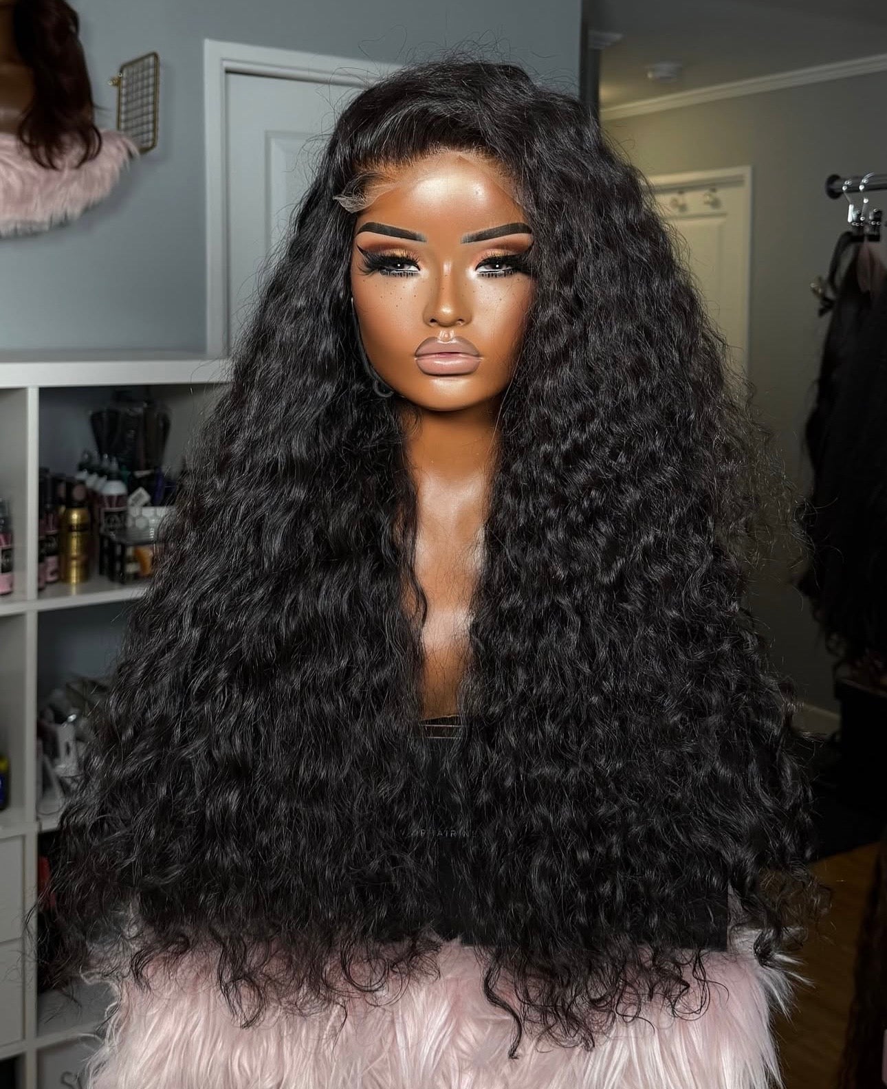 “22inch Waterwave 3Part Wig