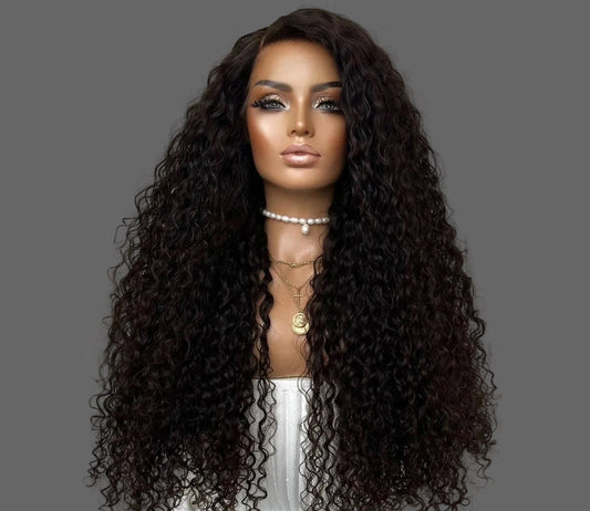 Curly Full Frontal Glueless Wigs