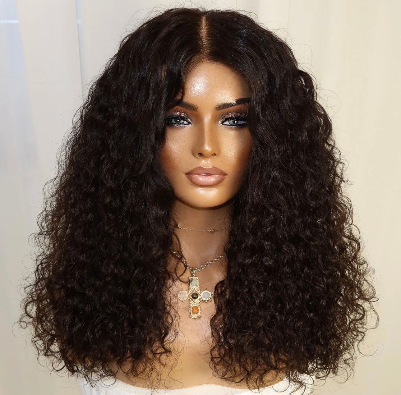 “16inch Glueless Full Frontal Wig