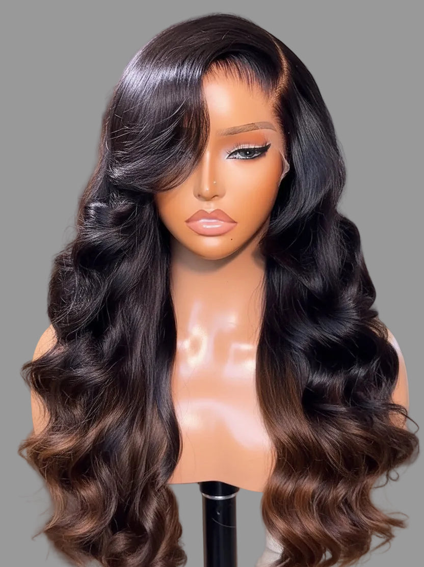 “24inch 5x5 Bouncy Curls Wig