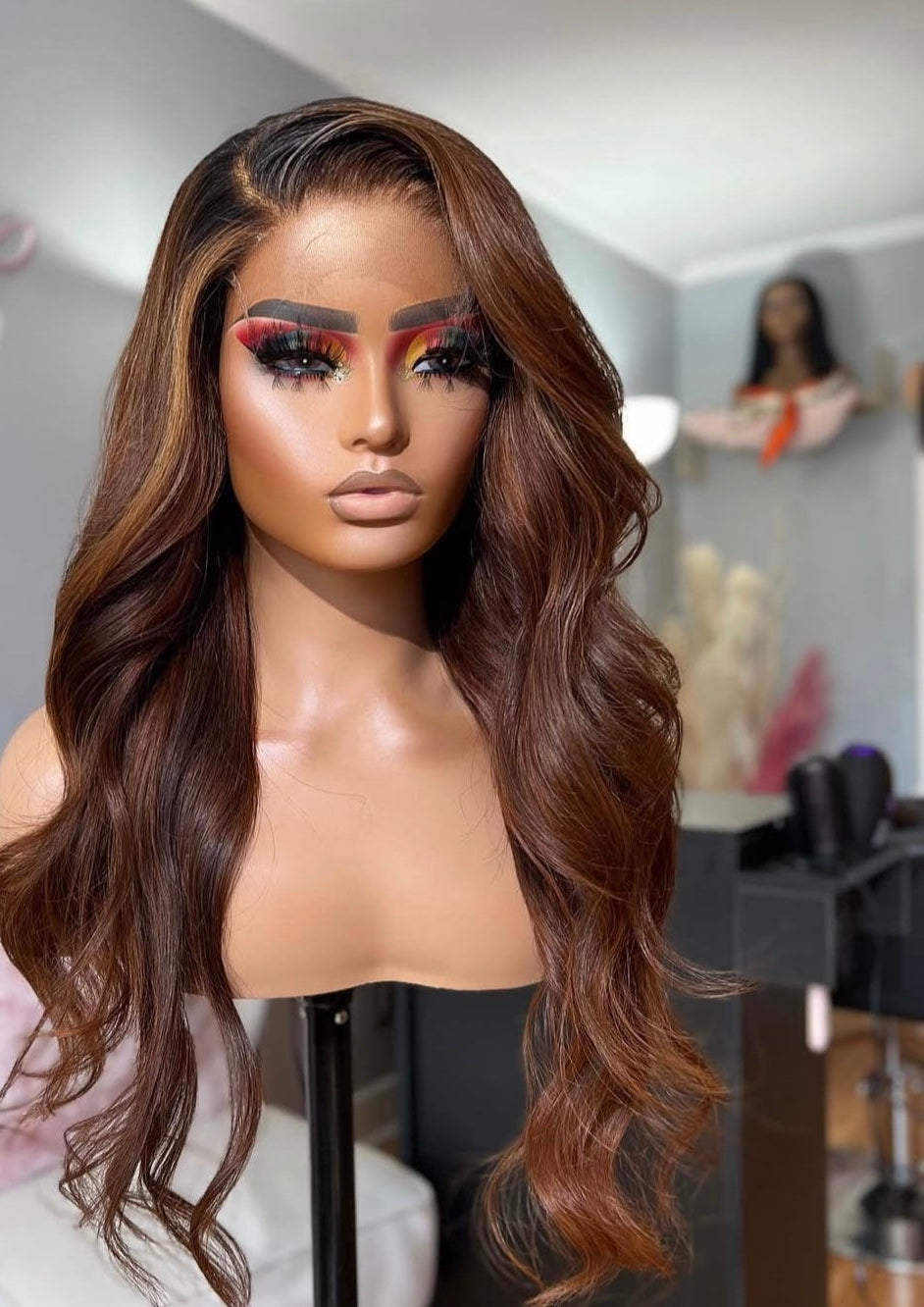 5x5 Ombre Straight Wigs