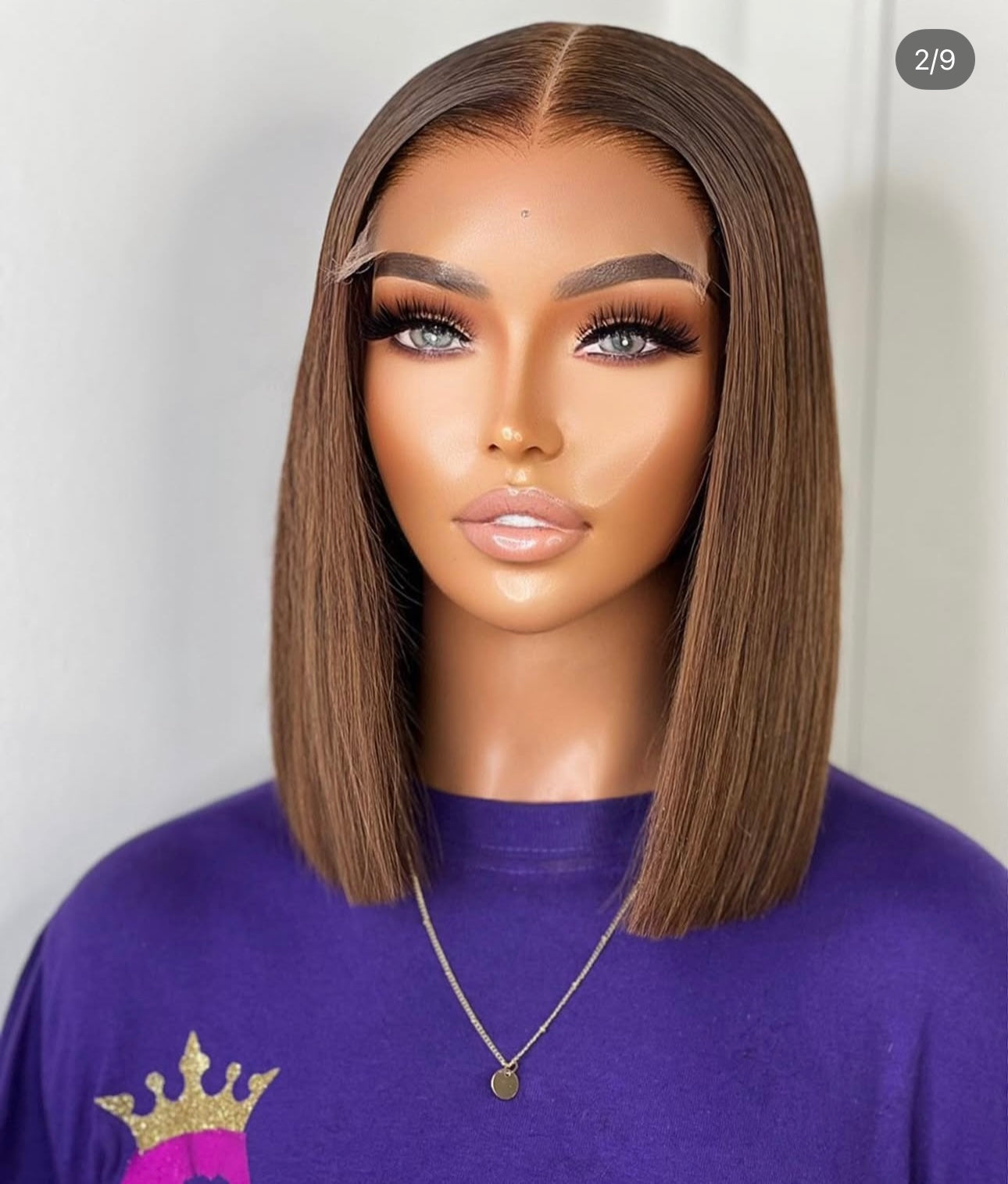 “10” 5x5 Blondy Single Drawn Wig