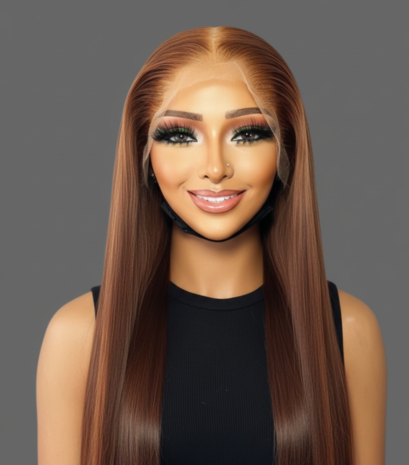 ***Glueless 13x4 HD Double Drawn Ombre Wigs 10” - 30”