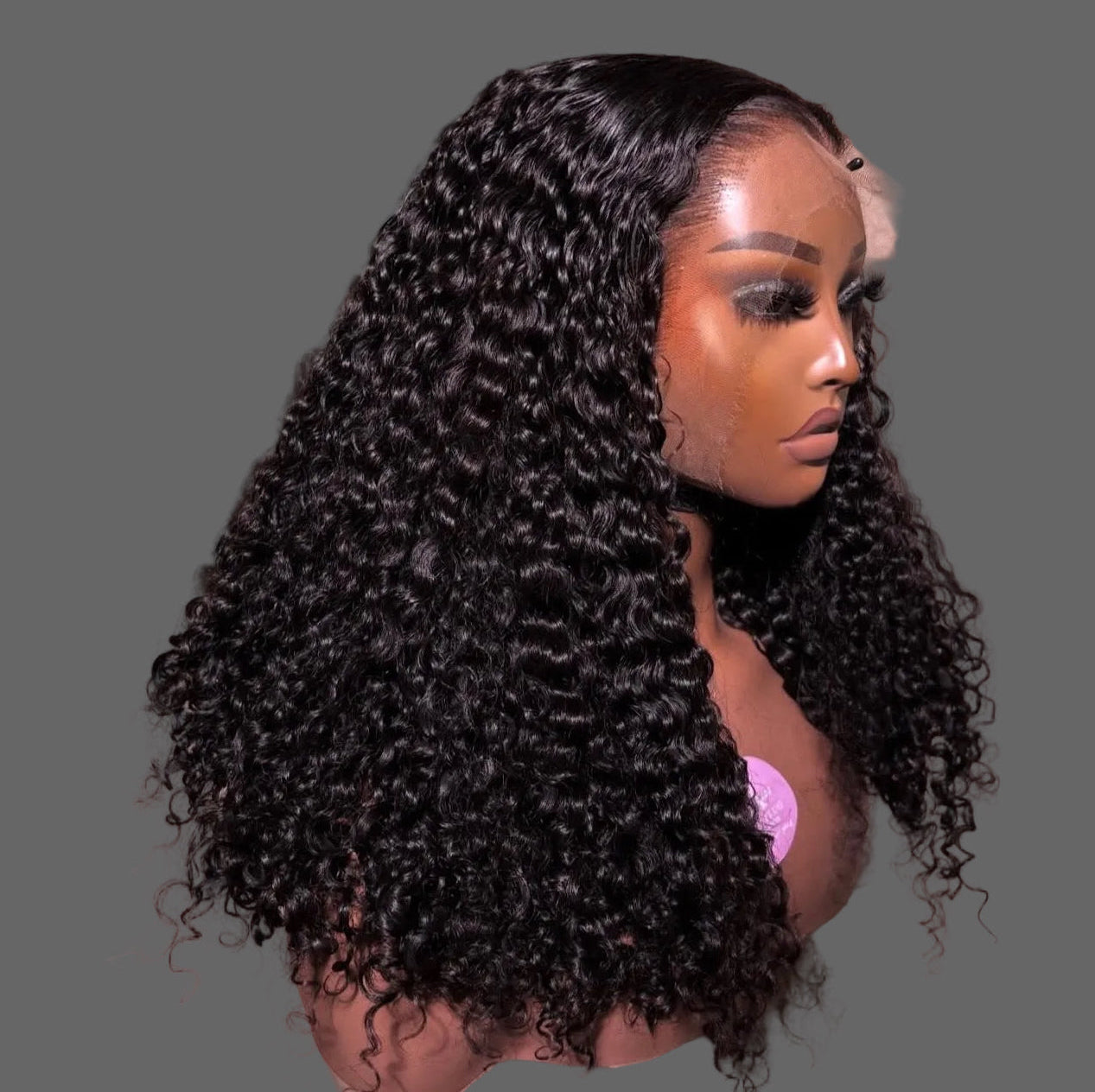 “16” Glueless 13*4 HD Burmese Curly Wig