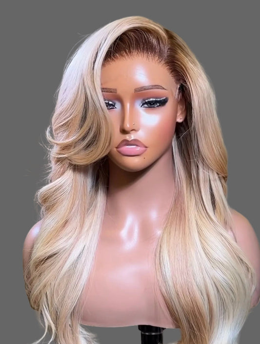 **Ash Blonde 5x5 Straight Wigs 10” - 26”