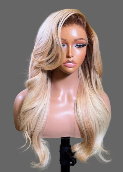 **Ash Blonde 5x5 Straight Wigs 10” - 26”