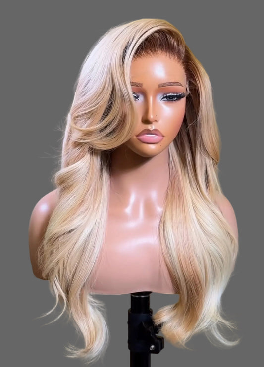 **Ash Blonde 5x5 Straight Wigs 10” - 26”