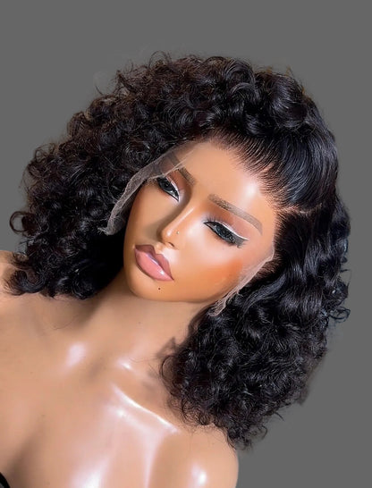 Glueless Full Frontal Big Curls Wigs