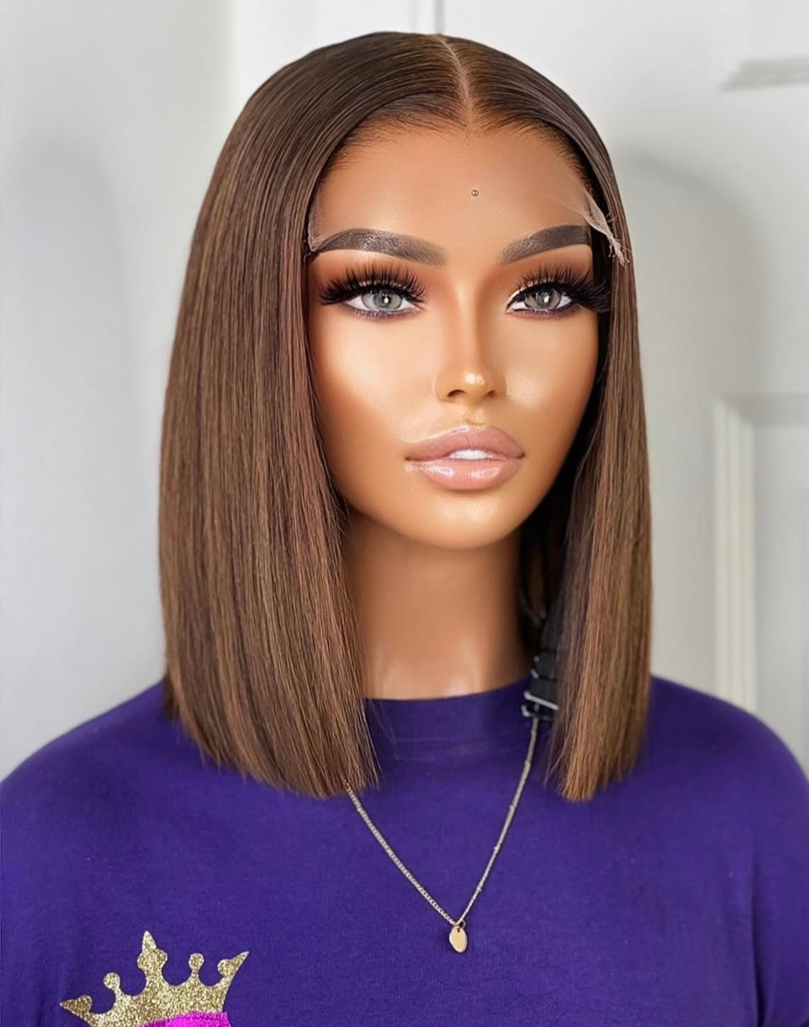 “10” 5x5 Blondy Single Drawn Wig