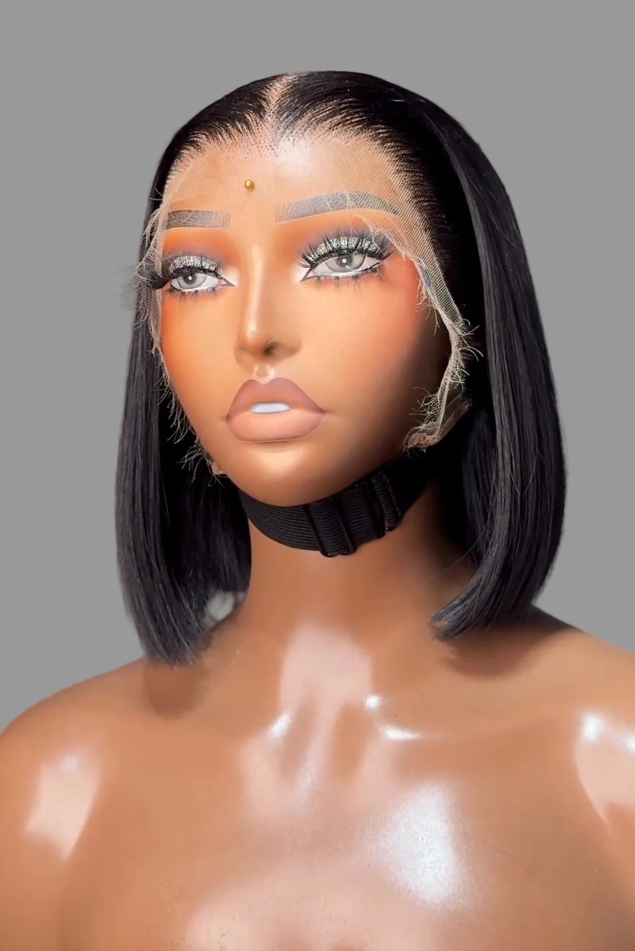 “8inch Vietnamese Glueless Full Frontal HD Wig