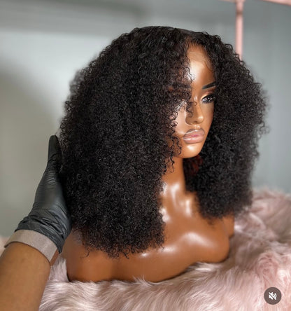 “14inch Jerry Curl Wig