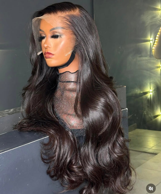 Vietnamese Straight Glueless Full Frontal Wigs