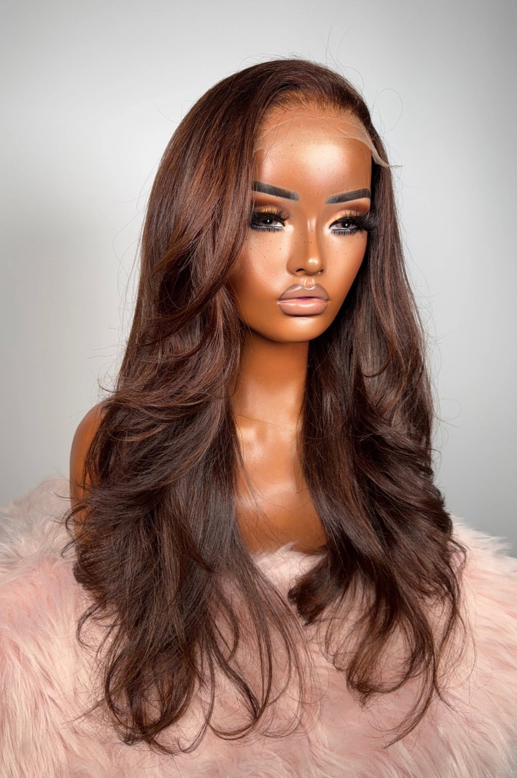 “20” 5x5 Ombre Single Drawn Wig