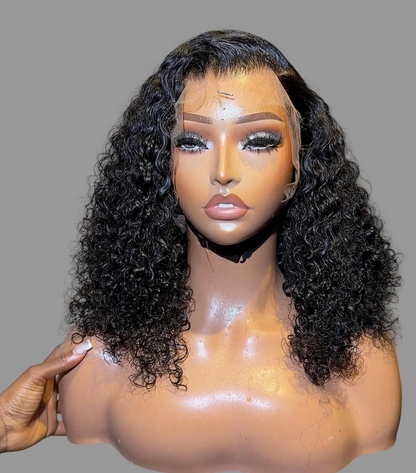 Curly Glueless Full Frontal Wigs