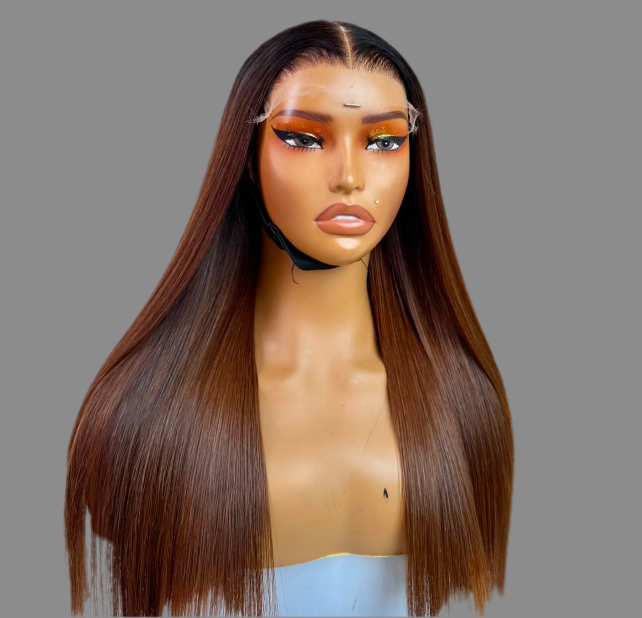 “18inch 5x5 Ombré Wig