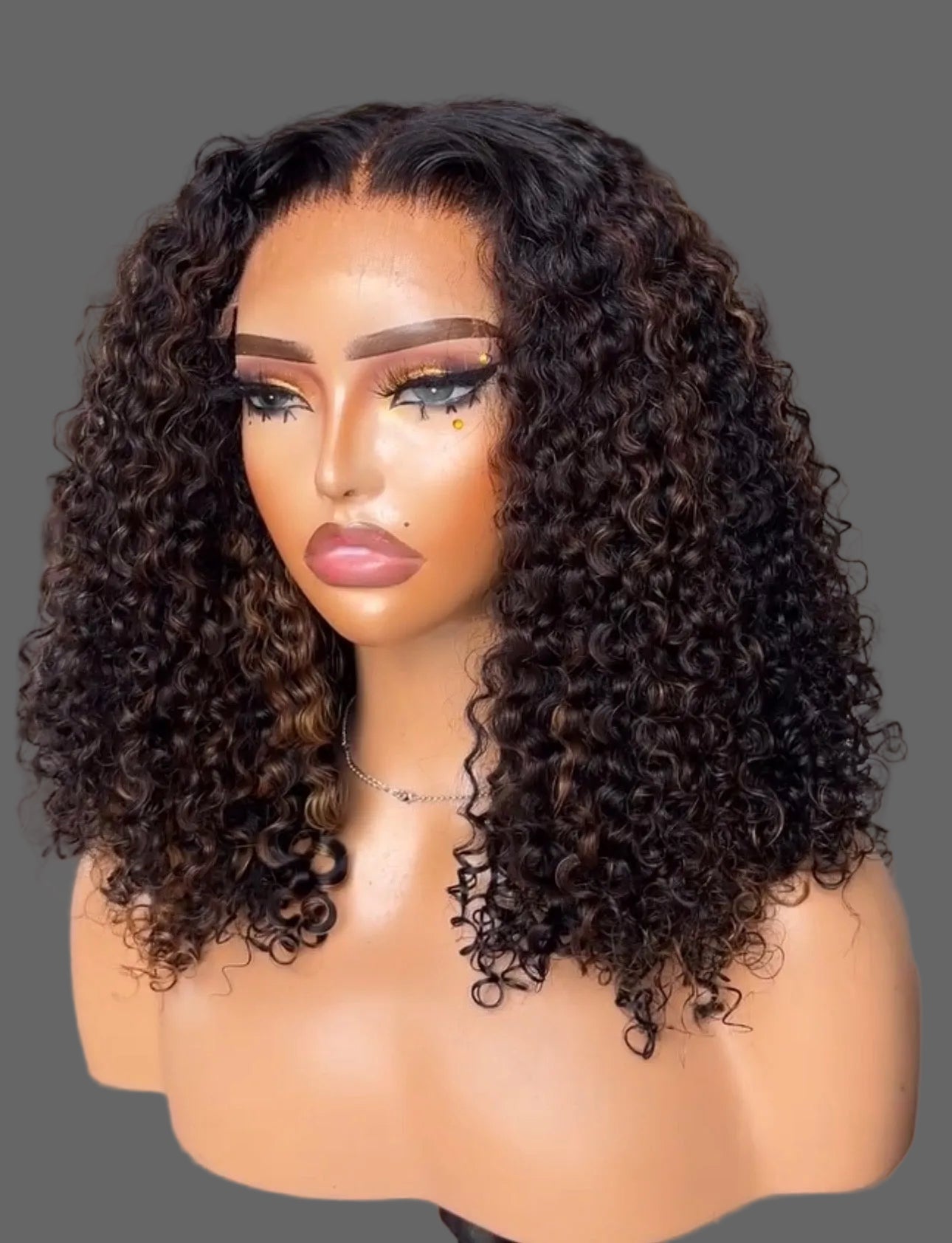 “14” 5x5 HD Burmese Browny Wig