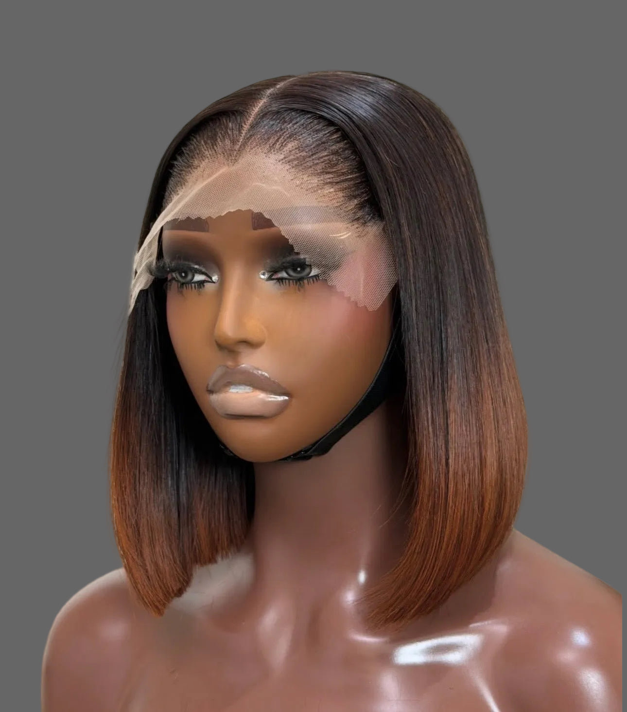 “10” 5x5 Double Drawn Ombré Wig
