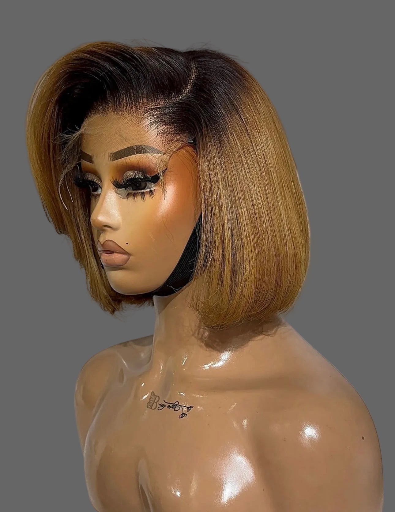 “10” 5x5 Blondy Single Drawn Wig