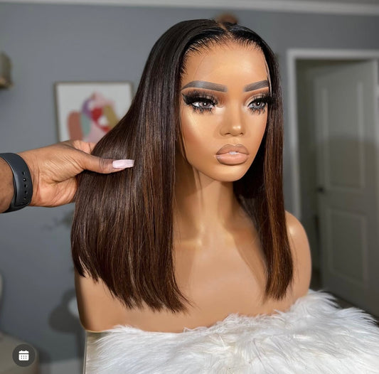 “14inch Ombré Full Frontal Wig