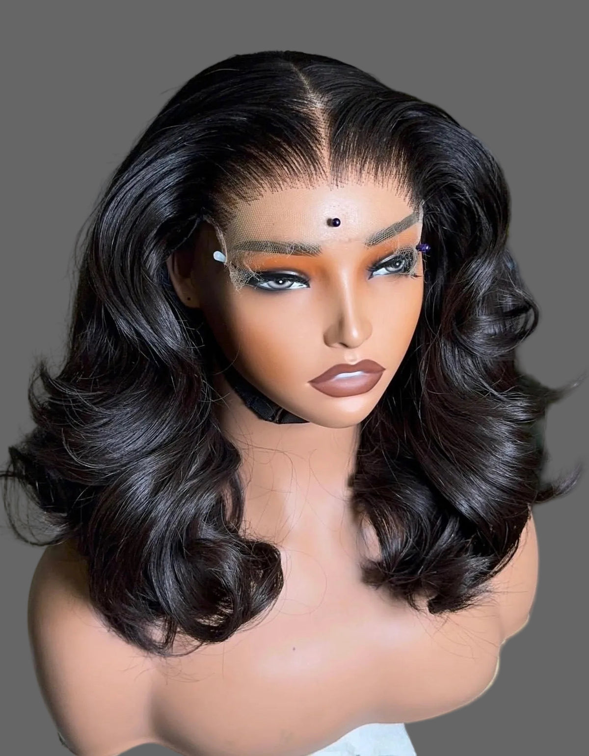 “14” 5x5 Double Drawn Styled Wig