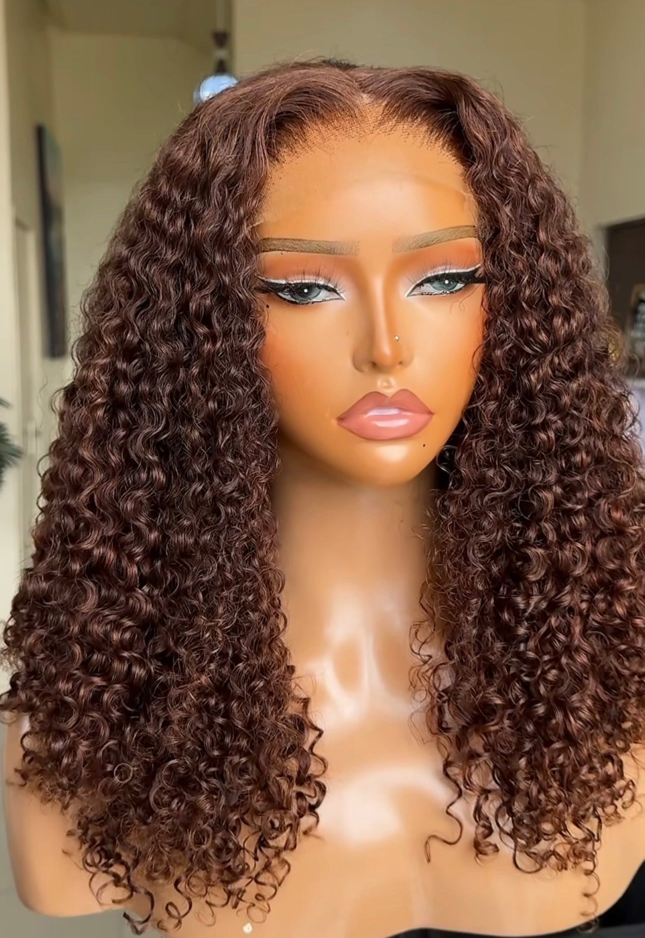Ombre Curly 3Part Wigs