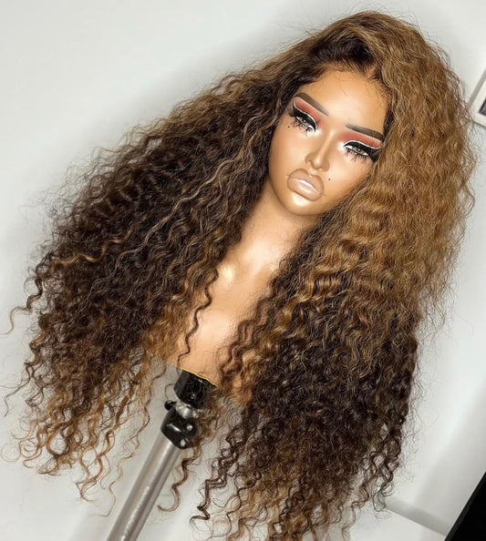 Blondy Curly 3Part Wigs