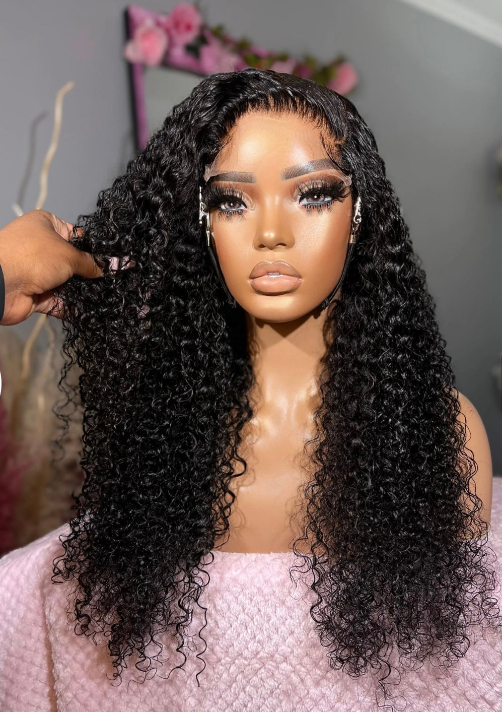 “20inch 3Part Curly Wig