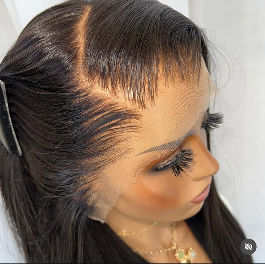 Lagos HD Hairline Full Frontal DD Straight Wigs