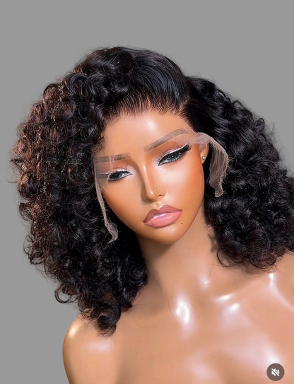 Glueless Full Frontal Big Curls Wigs