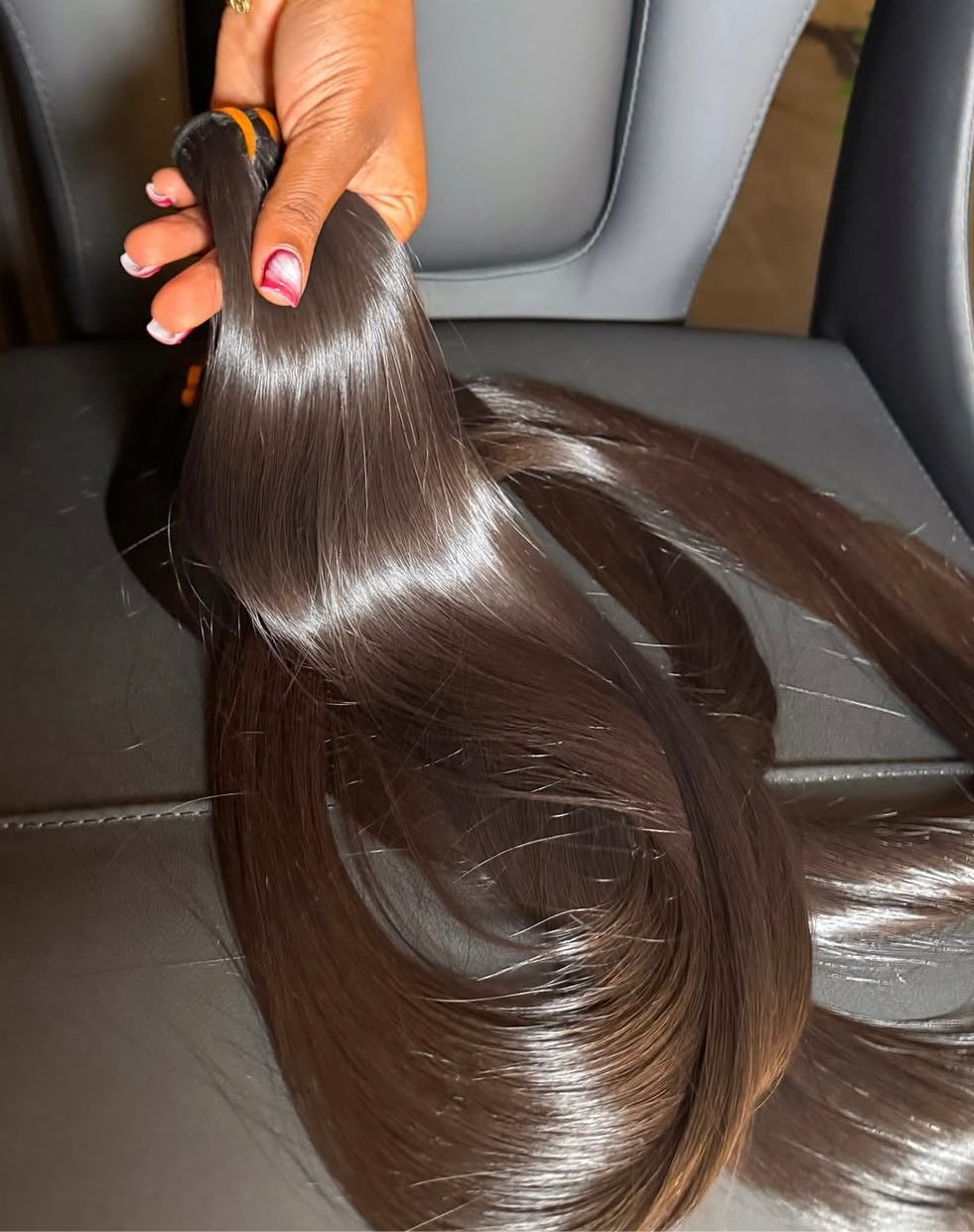 “Raw Double Drawn Straight Bundles