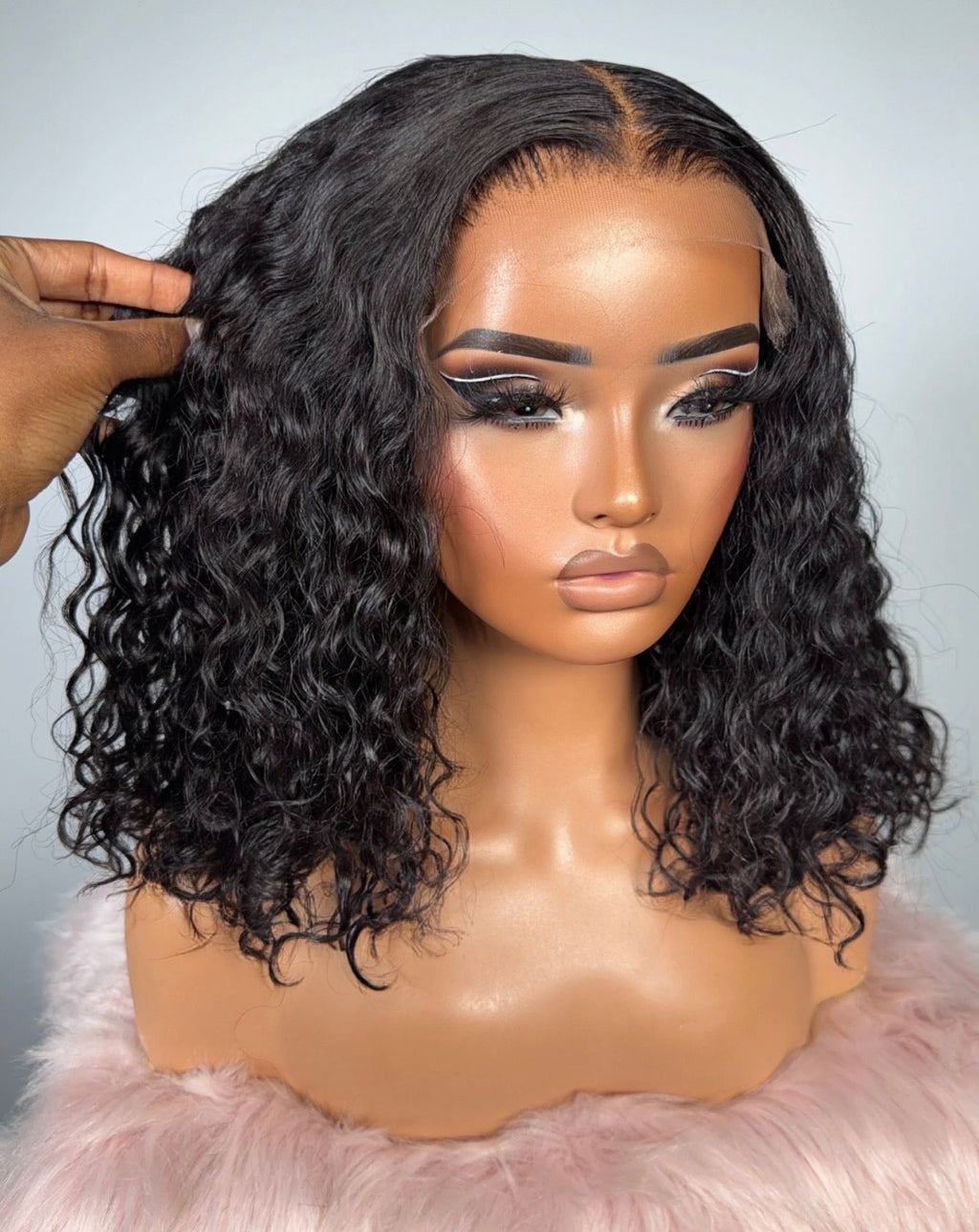 “12” 5x5 HD Malaysian Curl Wig