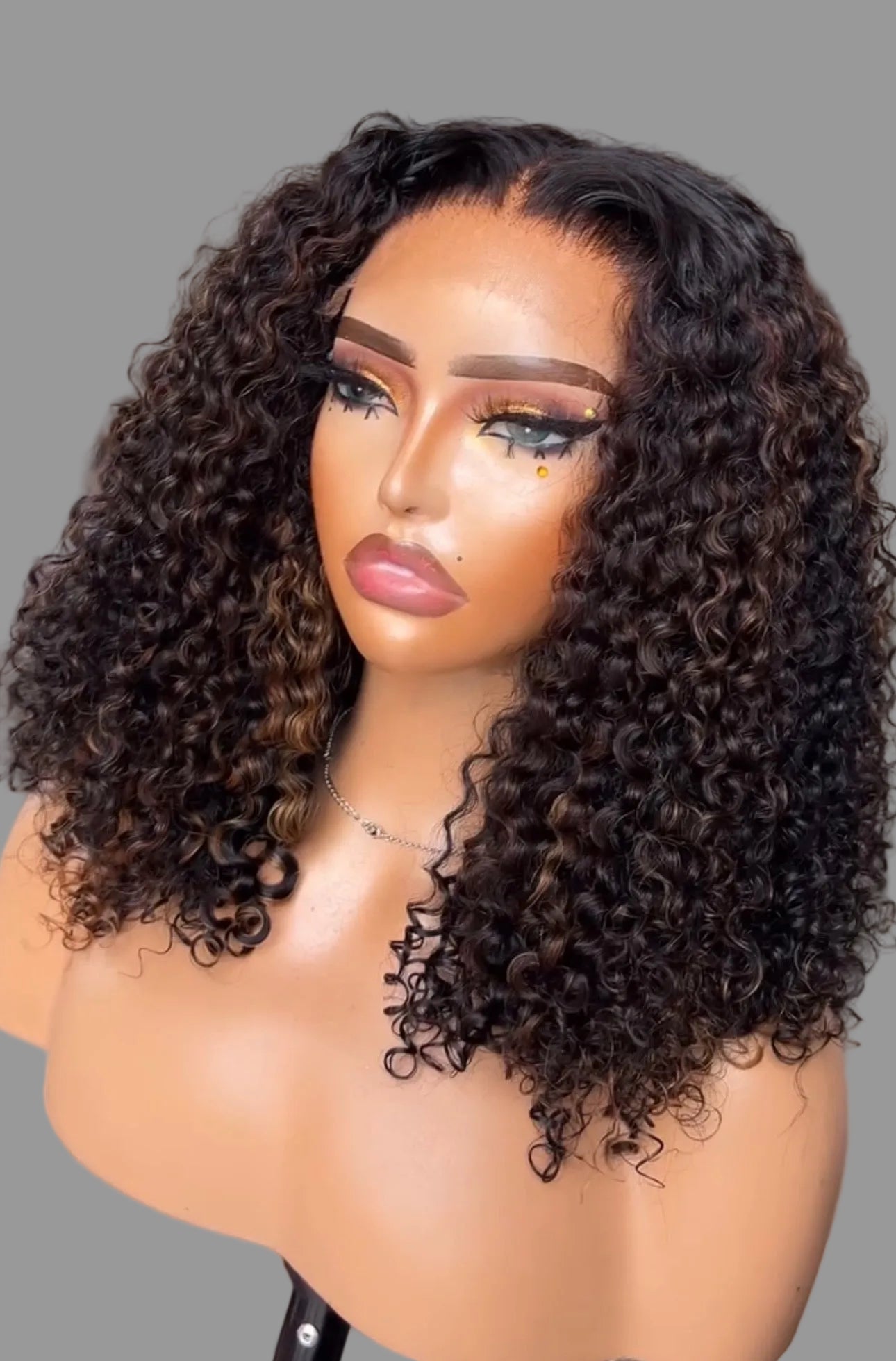 “14” 5x5 HD Burmese Browny Wig