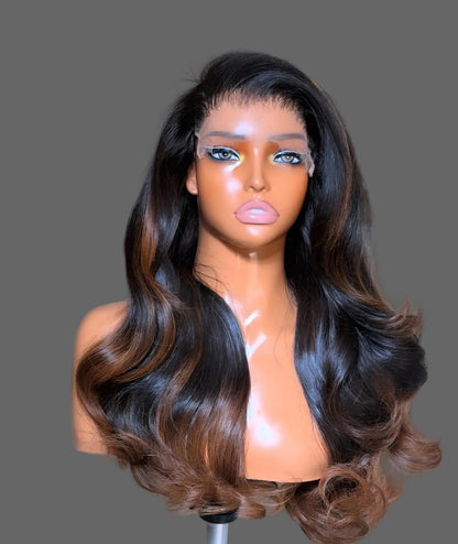 “24inch 5x5 Bouncy Curls DD Wig