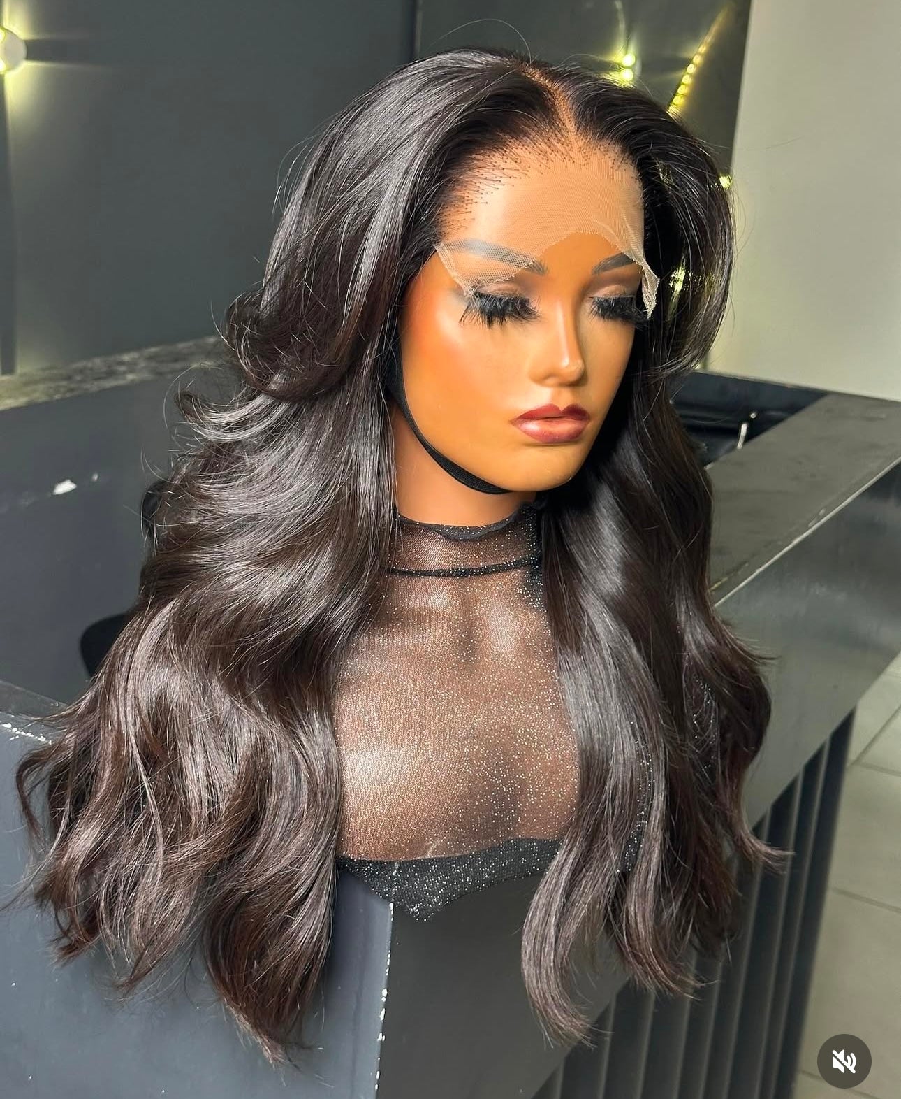 “18” 5x5 HD Double Drawn Styled Wig
