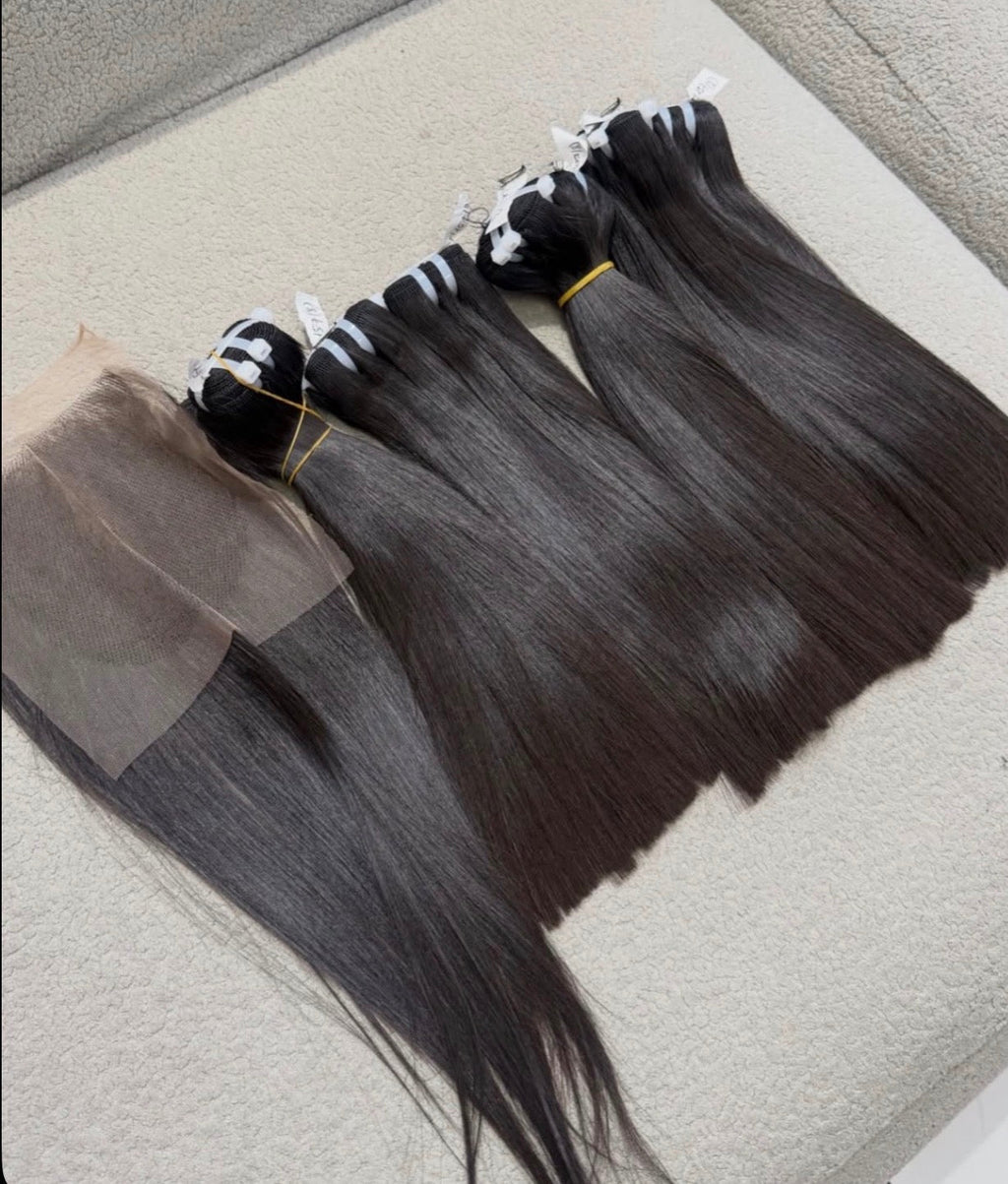 “10” Vietnamese Bundles + Closure